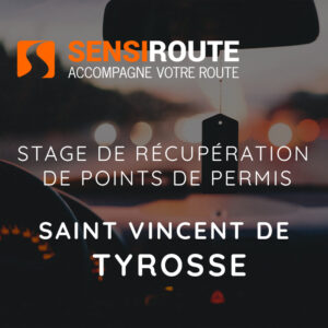 Tyrosse, lundi 19 et mardi 20 octobre 2026, stage de récupération de points de permis de conduire